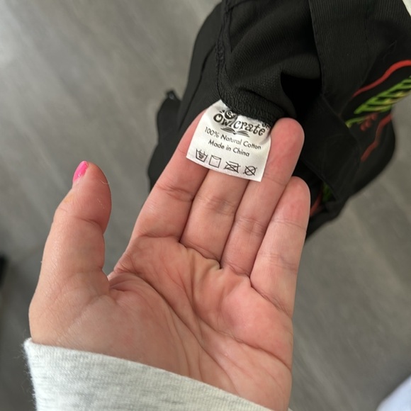 Funky Black Zombie Canvas Book Tote Bag - Picture 4 of 4